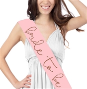 Bride To Be RHINESTONE sash with SILVER shoulder zazzle. Optional back zazzle store avail. by SashANation