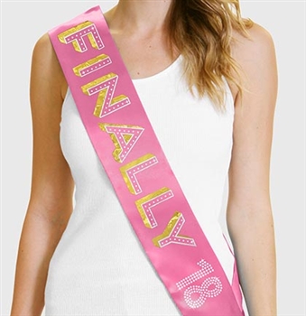 Finally 18 Birthday Sash