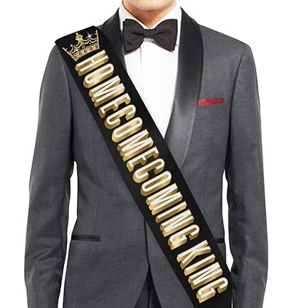 Homecoming King Sash