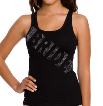 Glam Bride Rhinestone Tank Top