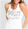 90 & Still Got It Going On! Rhinestone Tank Top | Birthday Tank Tops | RhinestoneSash.com